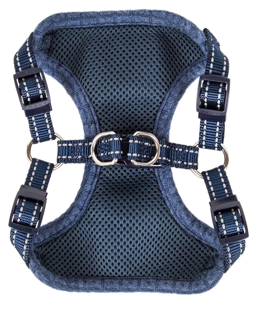 Pet Life ®  'Flam-Bowyant' Mesh Reversed and Adjustable Dog Harness