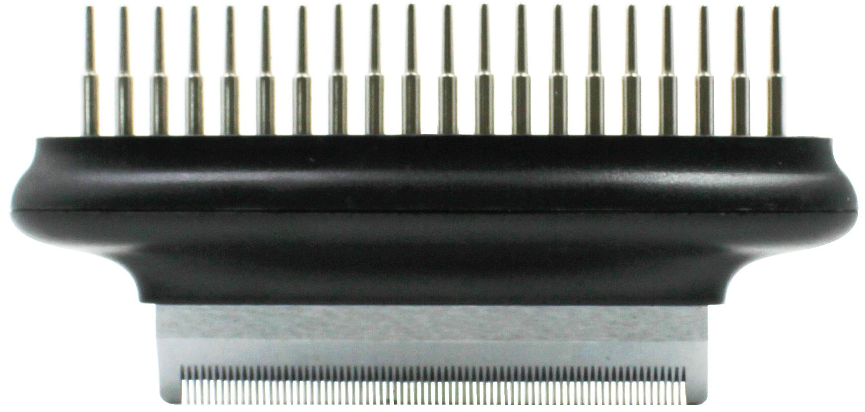 Pet Life ® Flex Series 2-in-1 Dual-Sided Grooming Undercoat Pet Rake and Deshedder