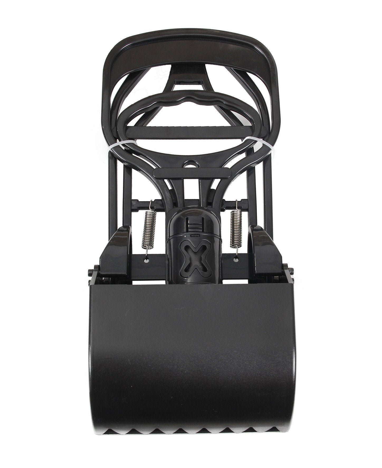 Pet Life ® Mini 'Squeeze-N-Scoop' Travel Collapsible Dog and Cat Kitty Litter Waste Pooper Scooper w/ Built-in Waste Bag Holder