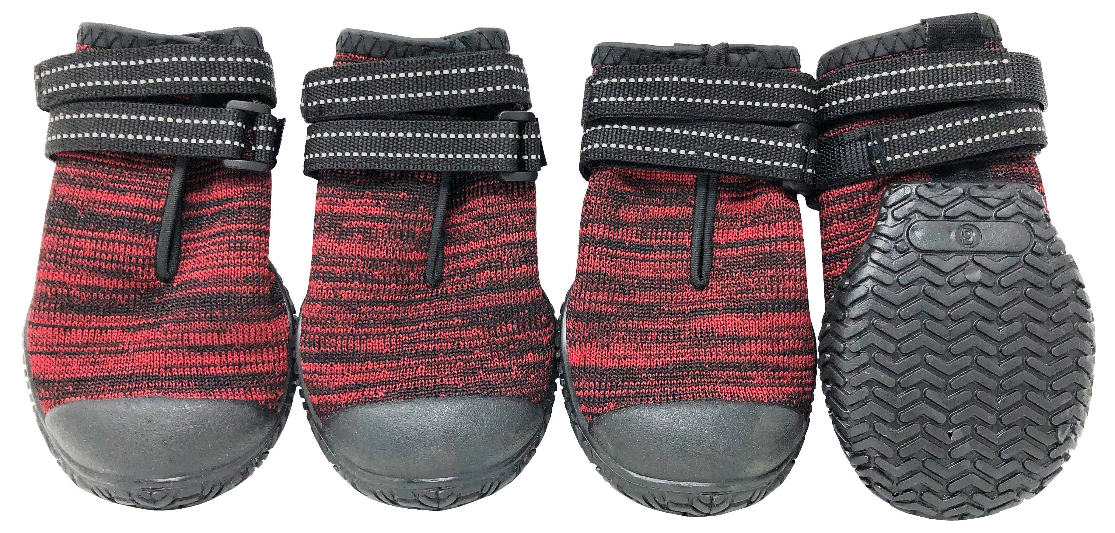 Pet Life ® 'Mud-Trax' Ankle Supporting and Performance Dog Shoes - Set Of 4