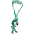 Pet Life ® 'Pull Away' All Natural Jute Rope and Tennis Ball Dog Toy