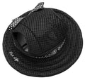 Pet Life ®  'Sea Spot Sun' UV Protectant Adjustable Fashion Mesh Brimmed Dog Hat Cap