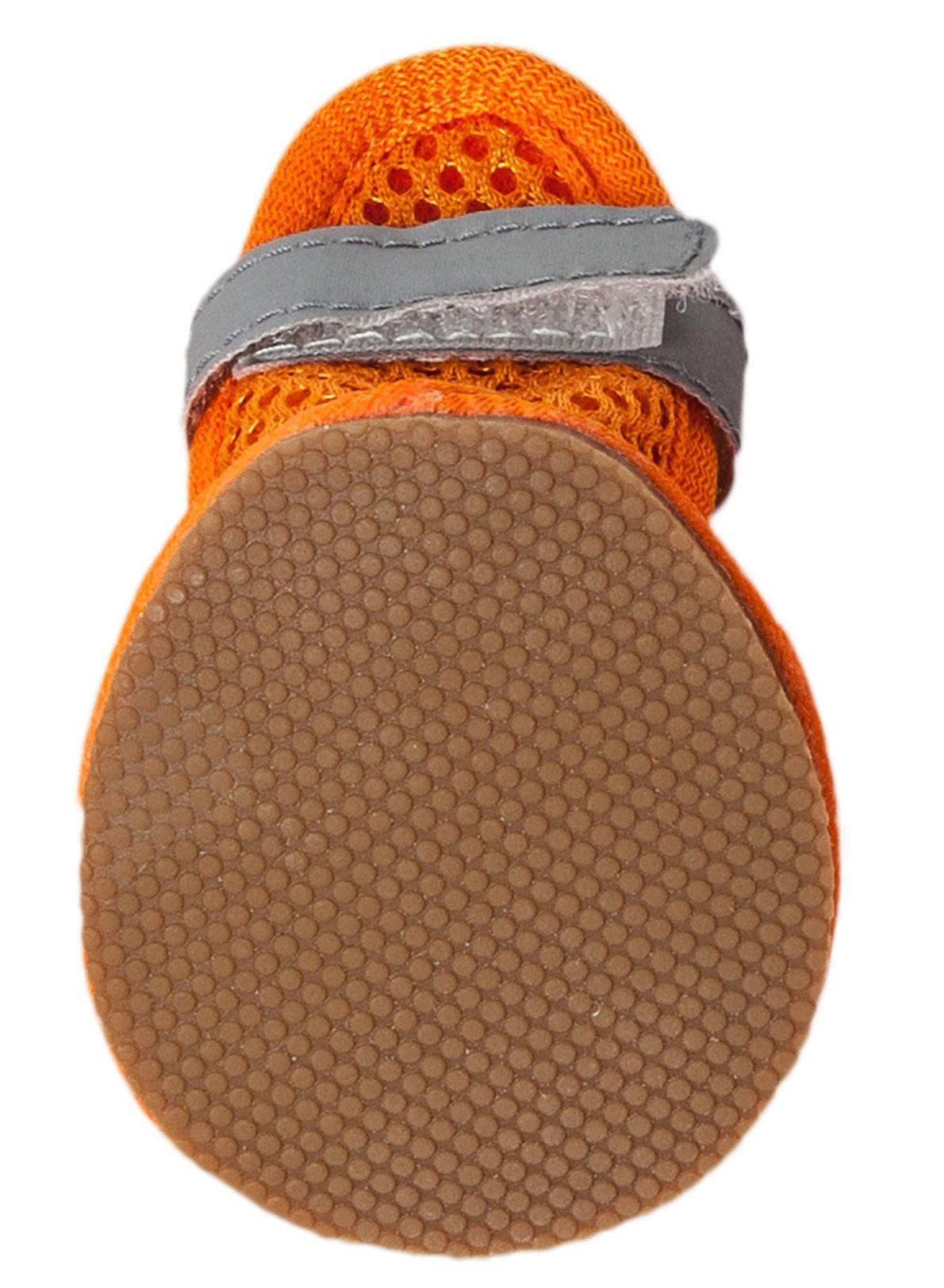 Pet Life ® 'Sporty-Supportive' Water-Resistant Mesh Dog Sandals Shoes- Set Of 4