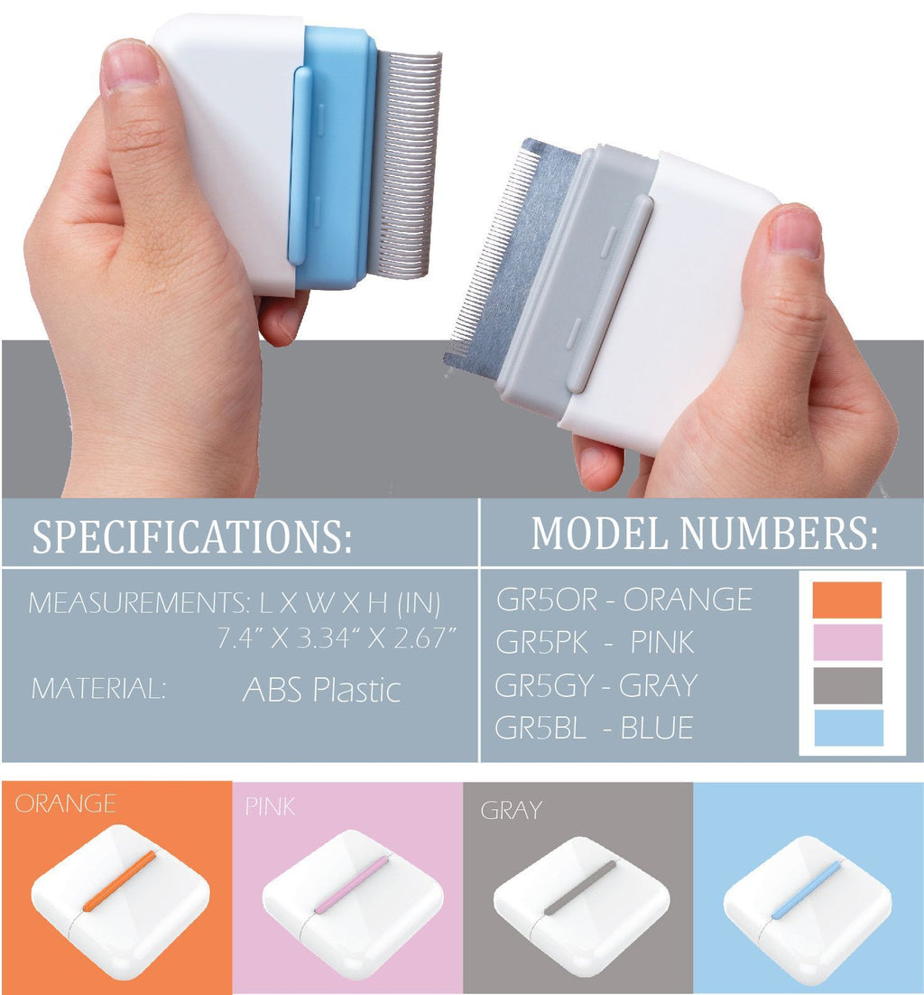 Zipocket 2-in-1 Travel Grooming Pet Comb and Underrake Tool - Image 4