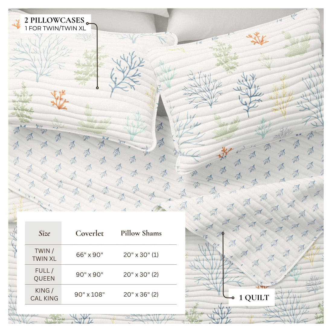 Coastal Quilt - Maldives Collection