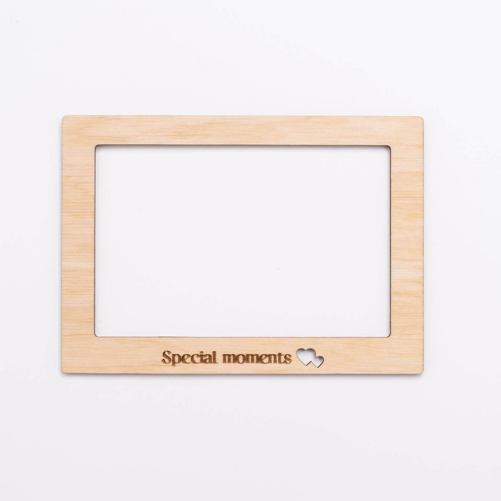 Set of 9 Wooden Photo Frames - Minimalist Scandinavian Gallery Wall