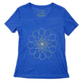 Women's Pi Math Graphic T-Shirt Heather Blue