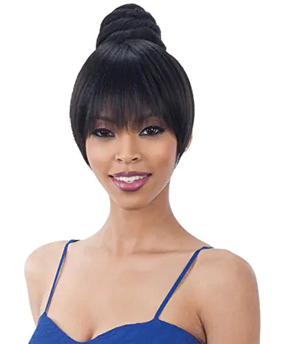SWIRL BUN BANG - Freetress Equal Synthetic Bun & China Bang (OT30)