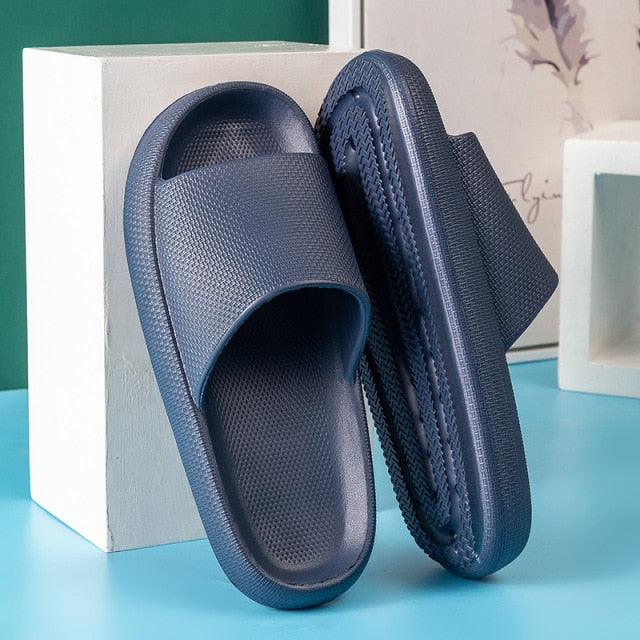 Cloud Pillow Slides: Ultra-Soft EVA Non-Slip Shower Slippers