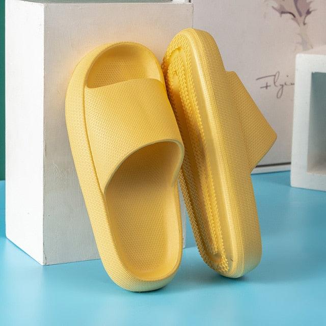 Cloud Pillow Slides: Ultra-Soft EVA Non-Slip Shower Slippers