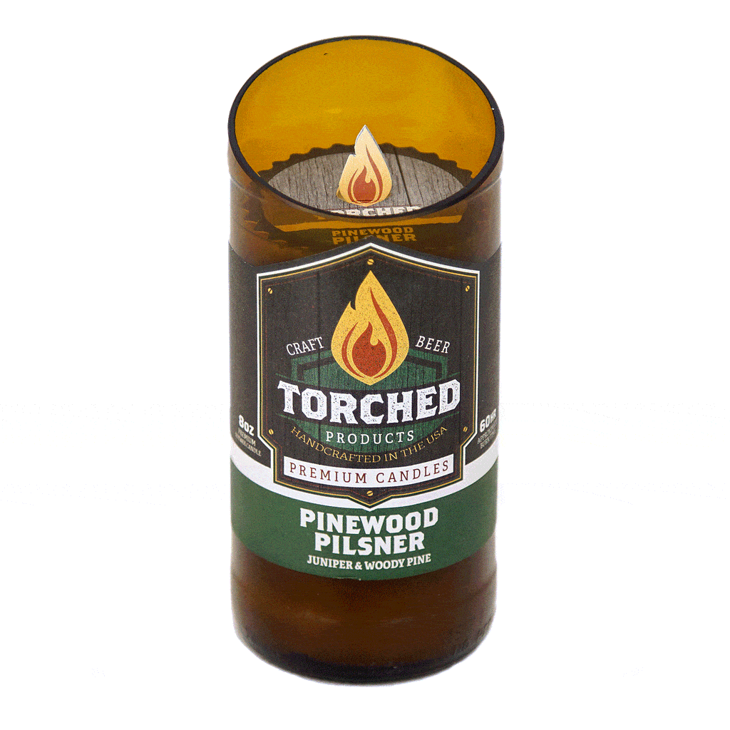 Pinewood Pilsner Beer Candle