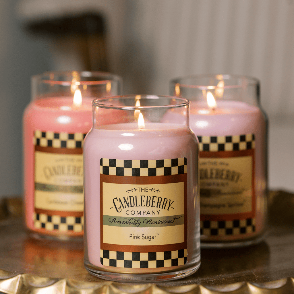 Pink Sugar Large Jar Candle | Sweet Vanilla & Fig Scent