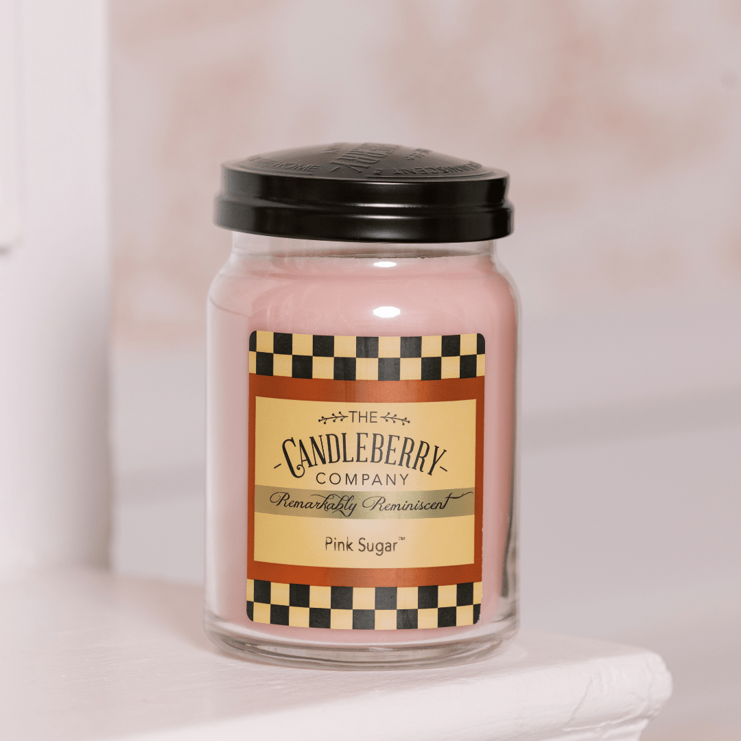 Pink Sugar Large Jar Candle | Sweet Vanilla & Fig Scent