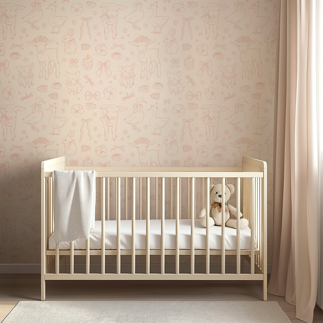 Charlotte Removable Peel and Stick Wallpaper for Home Decor