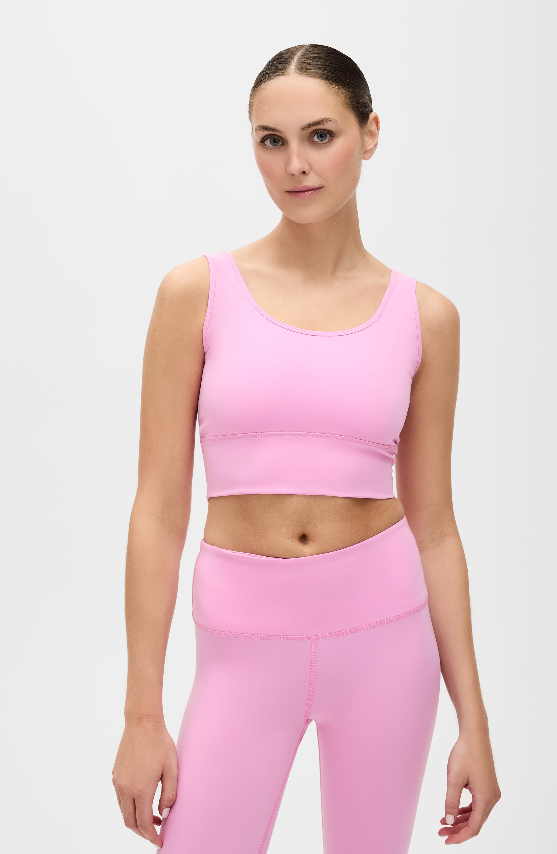 Elastique Athletics Rise Long-Line Bra in Vie en Rose