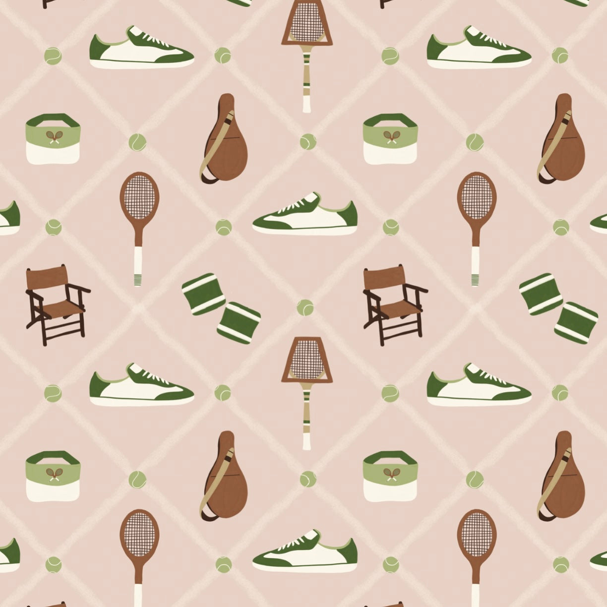 Doubles Removable Peel and Stick Wallpaper by Kristie Vargo