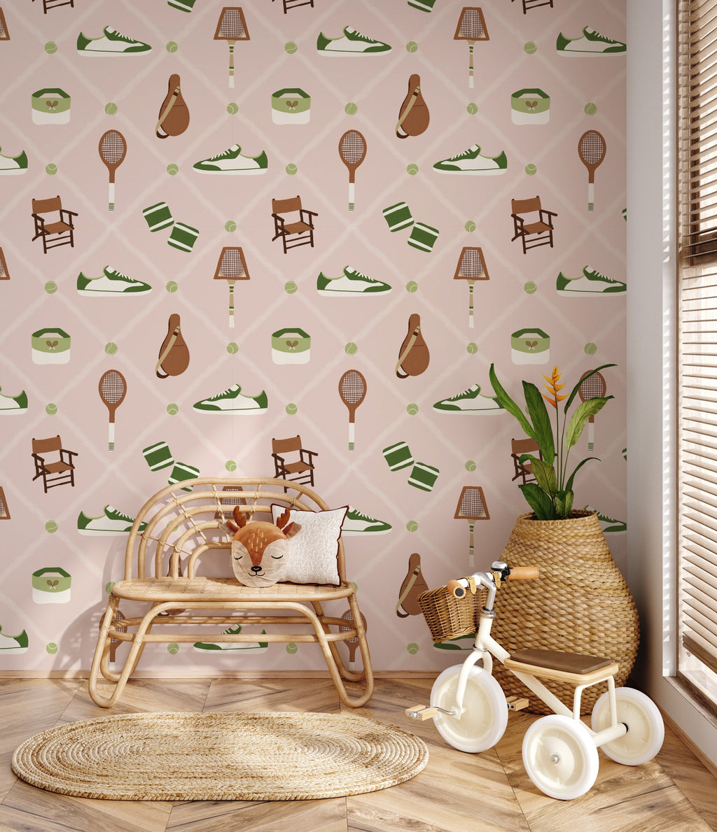 Doubles Removable Peel and Stick Wallpaper by Kristie Vargo