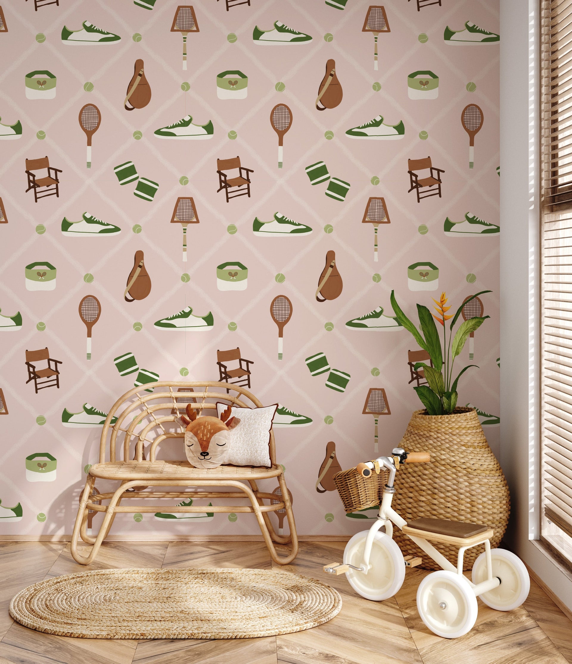 Doubles Removable Peel and Stick Wallpaper by Kristie Vargo