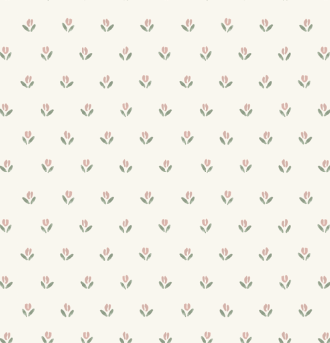 Baylor Floral Removable Wallpaper in Cream, Sage-Green & Dusty-Rose