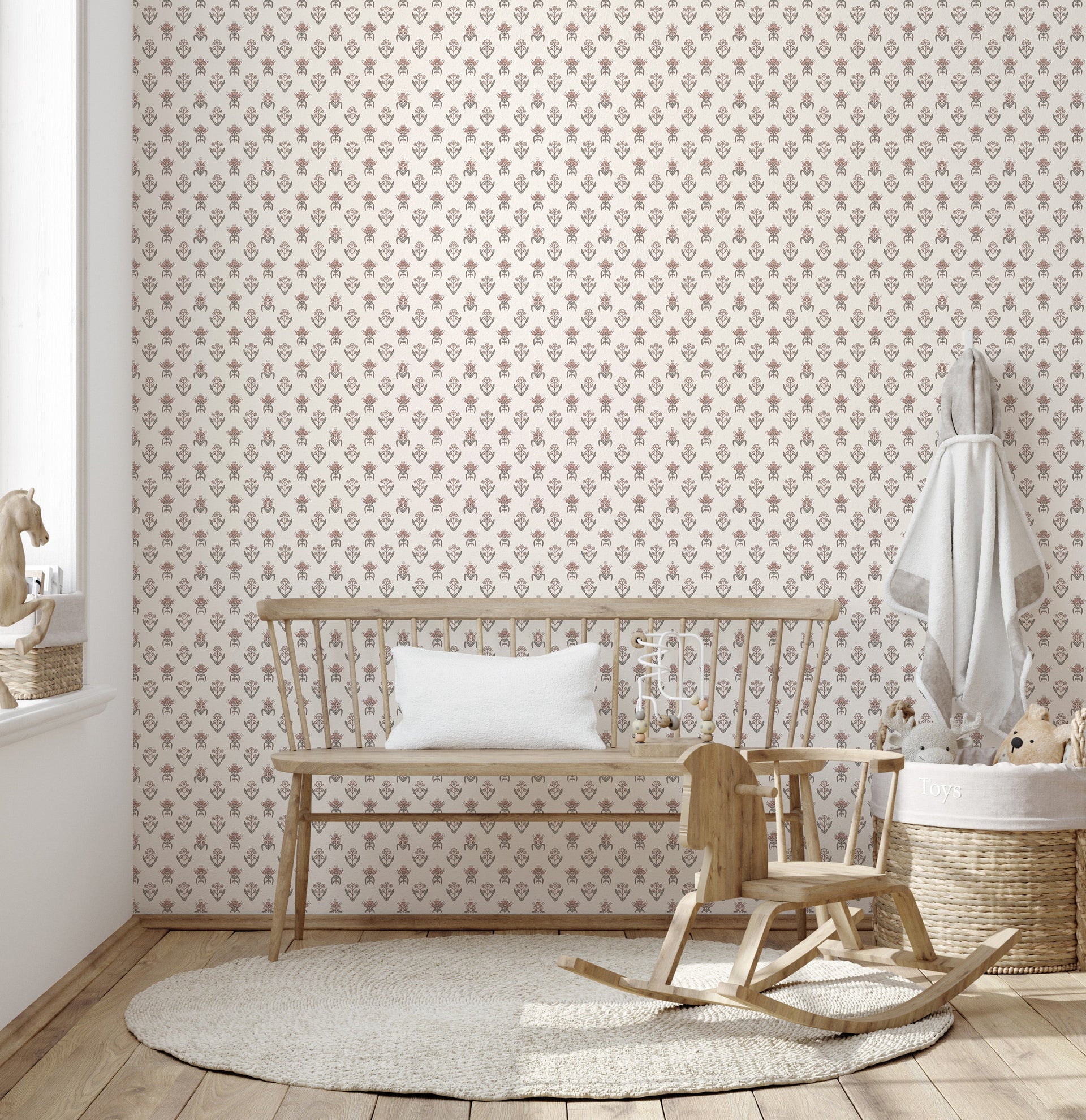 Laina Removable Peel and Stick Wallpaper by Quirky Paisley Designs