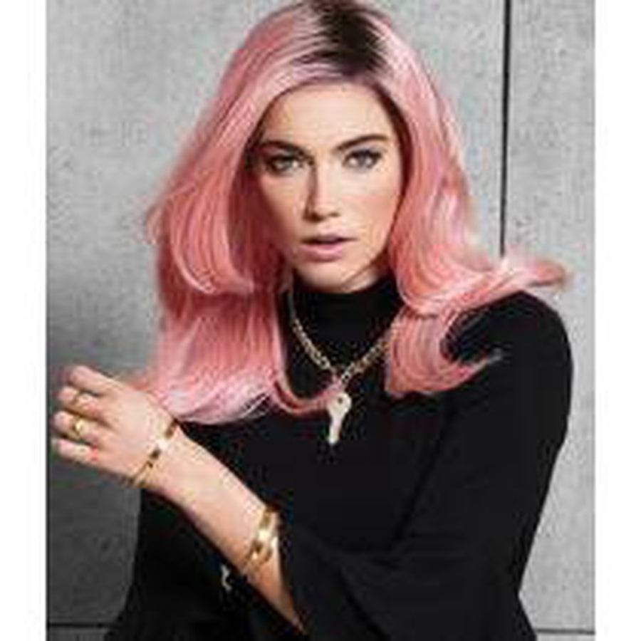 Pinky Promise Fantasy Wig - Vibrant Synthetic Cosplay Hair