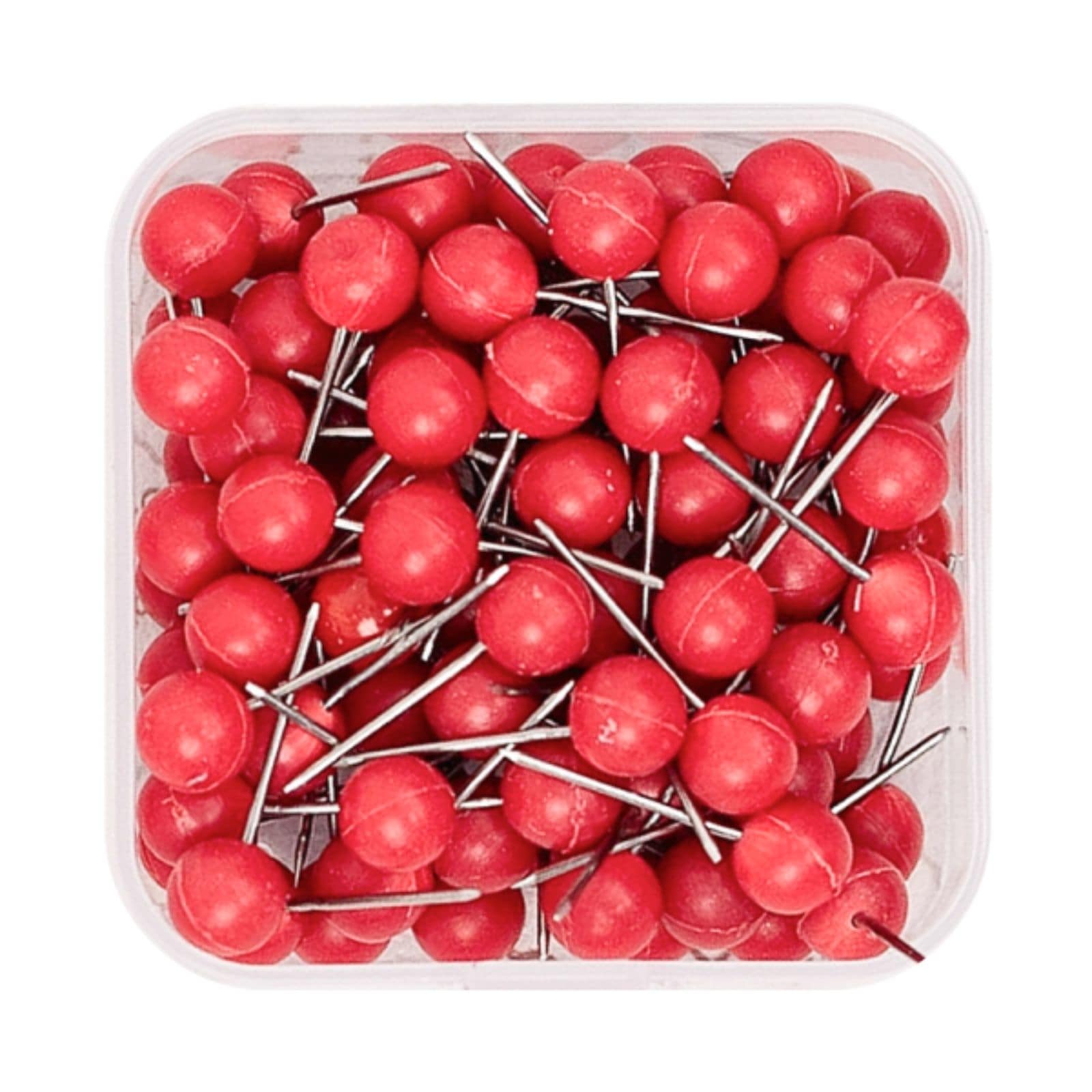 Red Canvas Push Pins for Travel Maps and Wall Decor