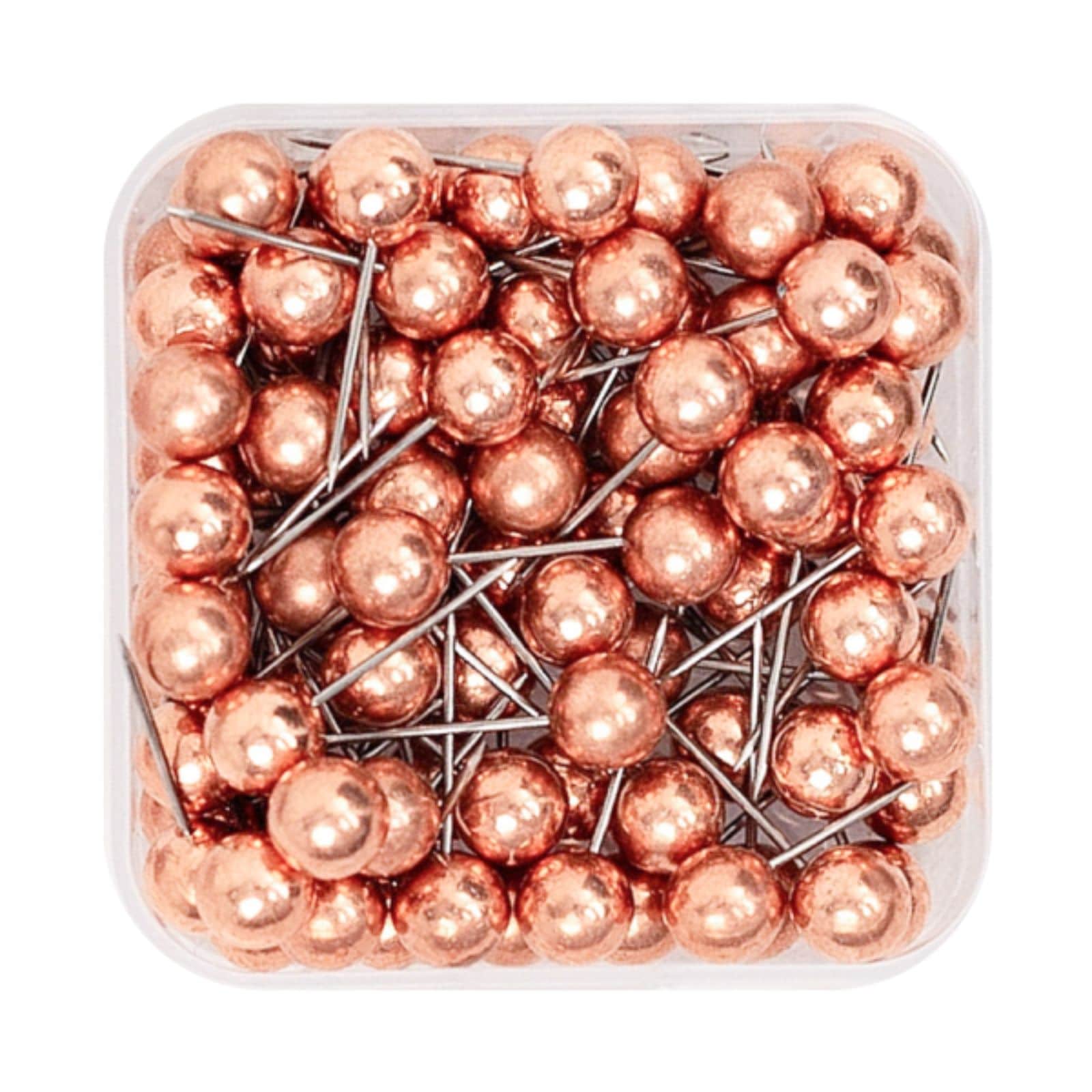 Rose Gold Canvas Push Pins for Travel Maps