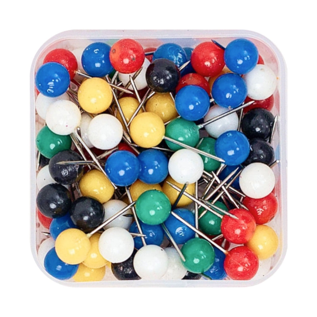 Colorful Multi-Color Travel Map Push Pins for Adventure Tracking