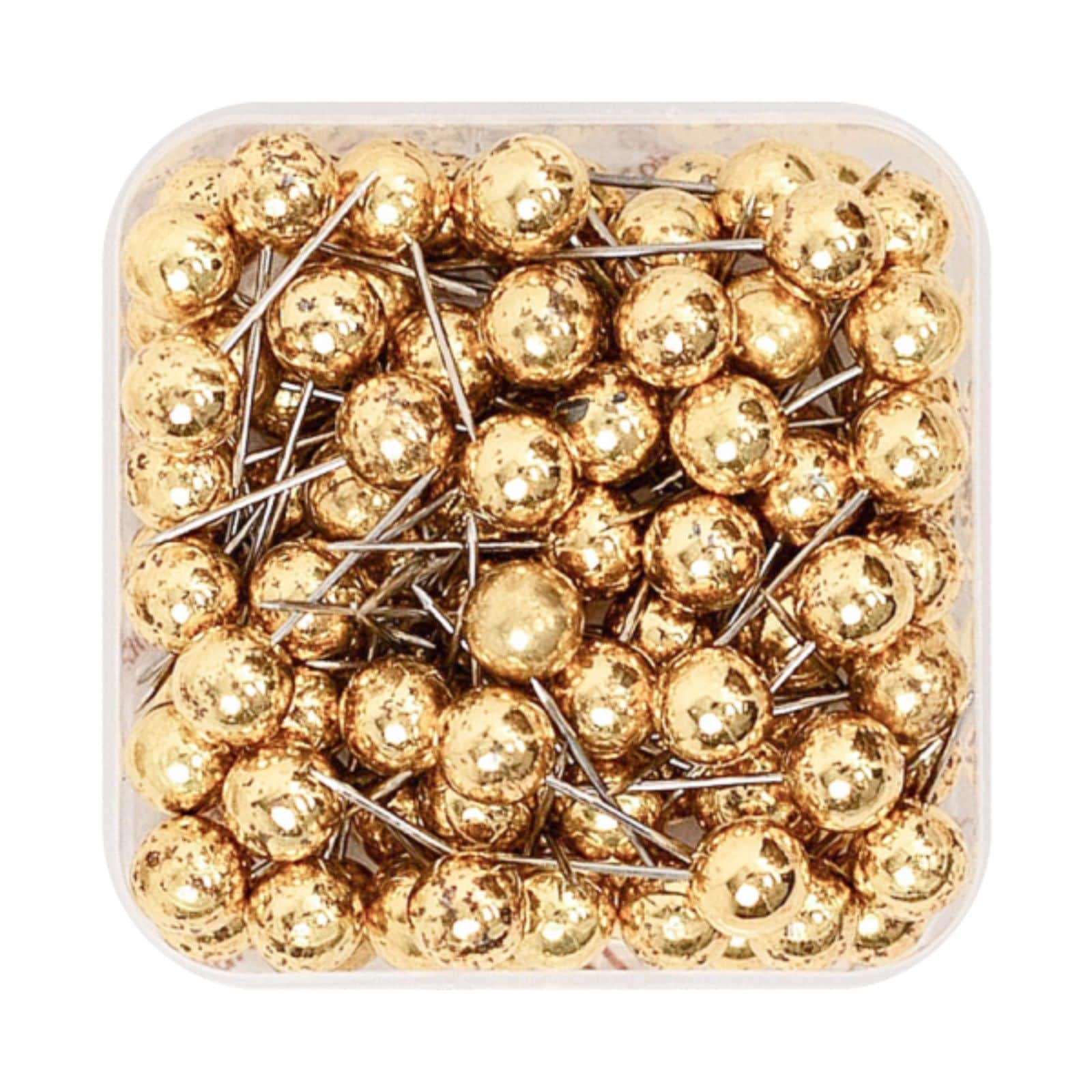 Premium Gold Canvas Push Pins for Travel Maps