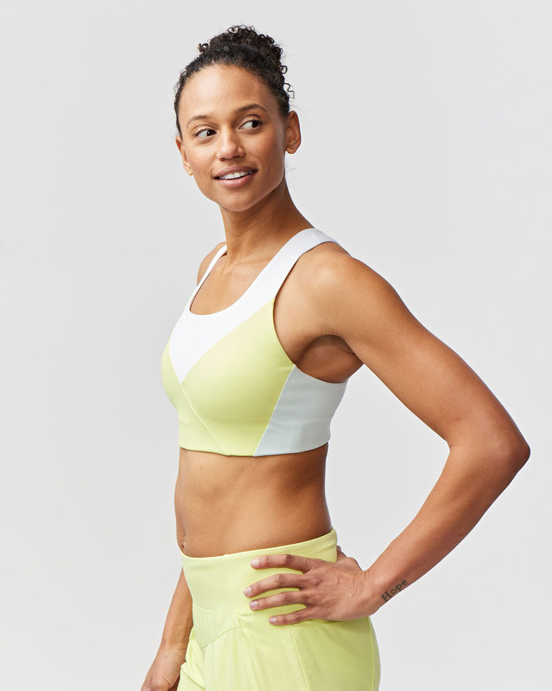 Pionxr Bra Top Color Block Sports Bra for Women - Image 15