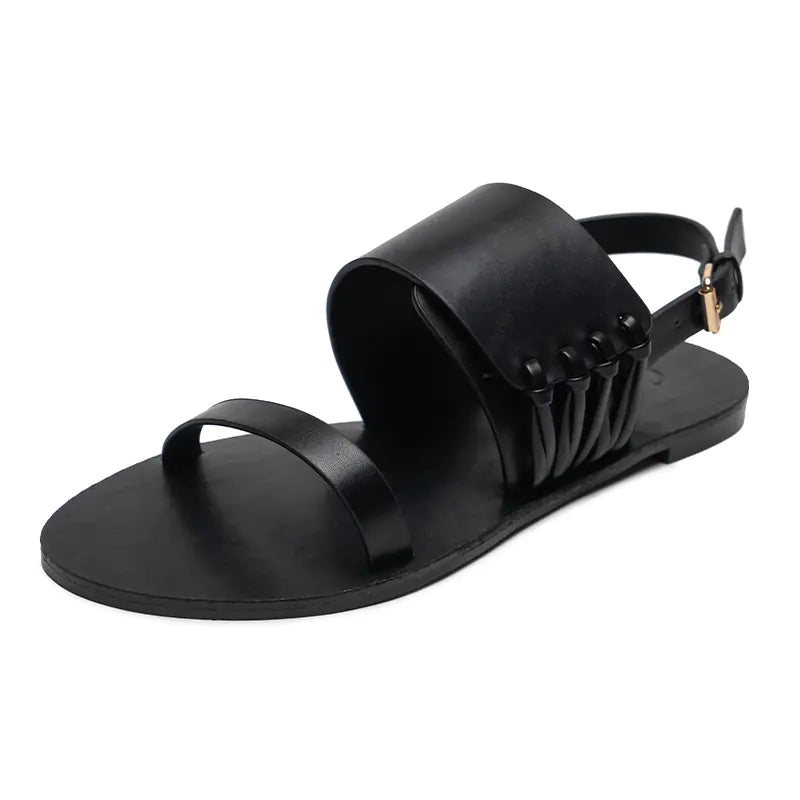 Women's Flat Breathable Beach Sandals with Adjustable Strap - Image 9