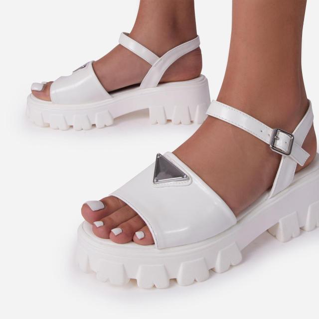 Women’s Platform Buckle Sandals Casual Open Toe Ankle Strap Shoes