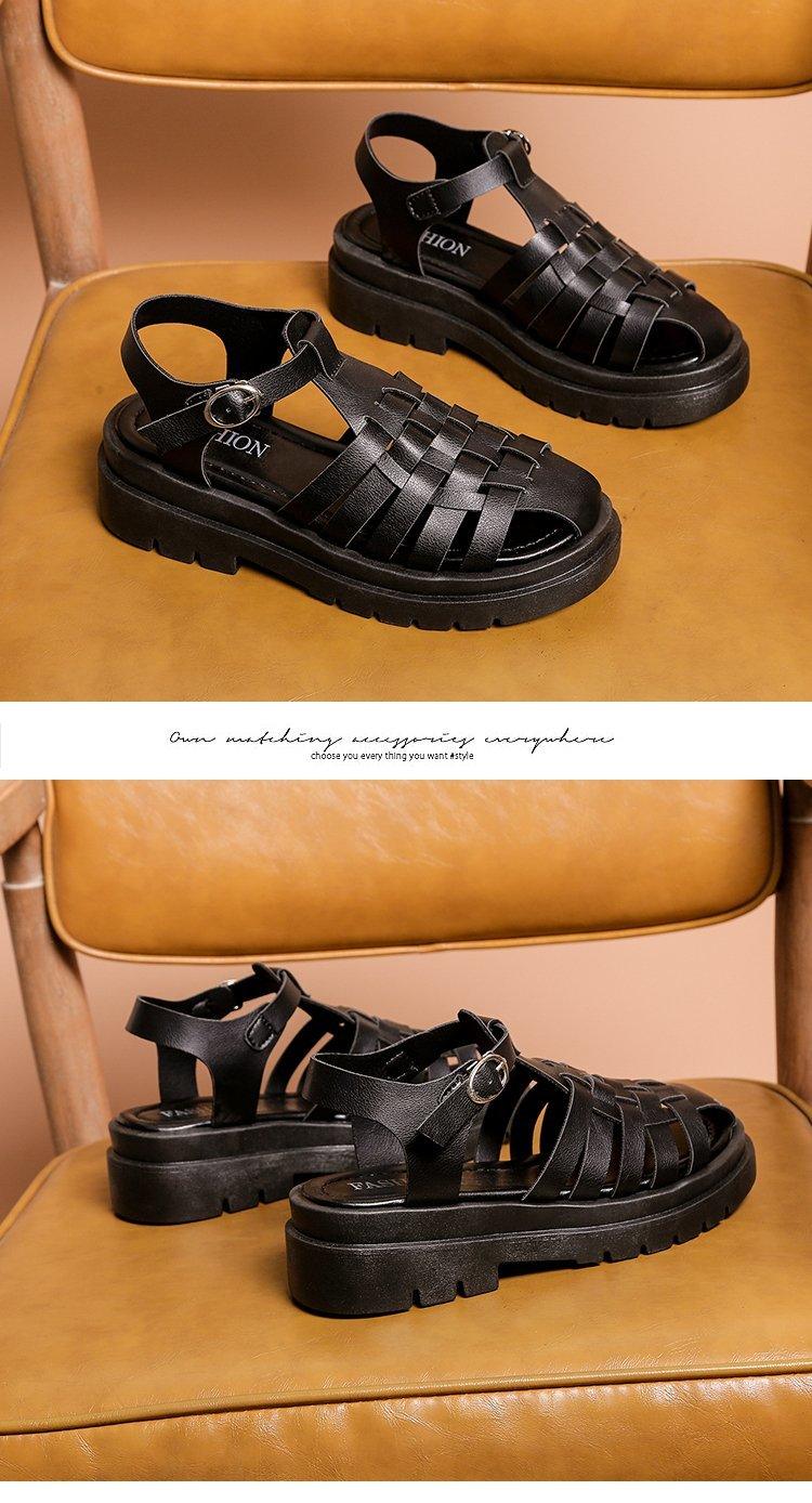 Women’s Platform Buckle Sandals Casual Open Toe Ankle Strap Shoes