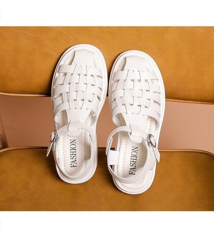 Women’s Platform Buckle Sandals Casual Open Toe Ankle Strap Shoes