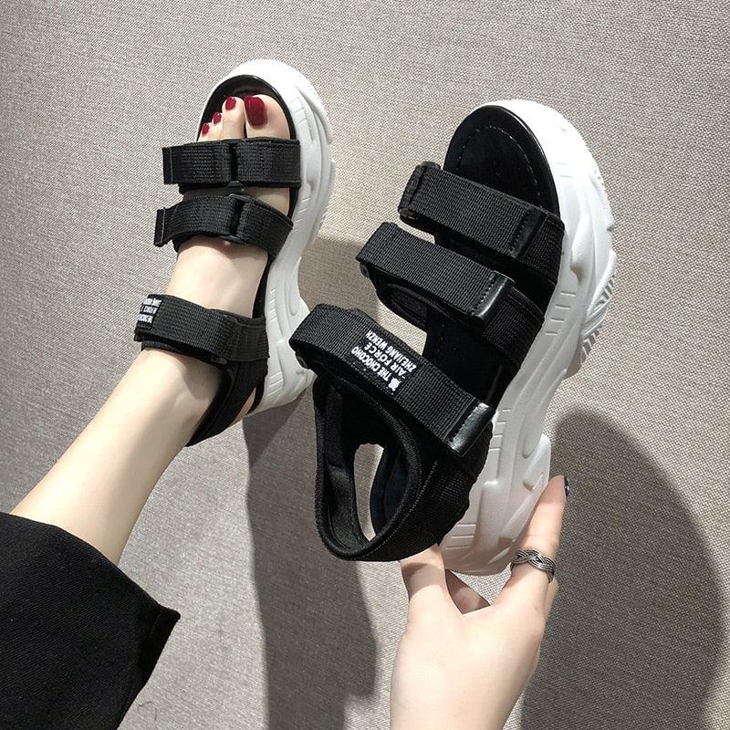 Women's Platform Beach Sandals Chunky Sporty Casual Summer Shoes