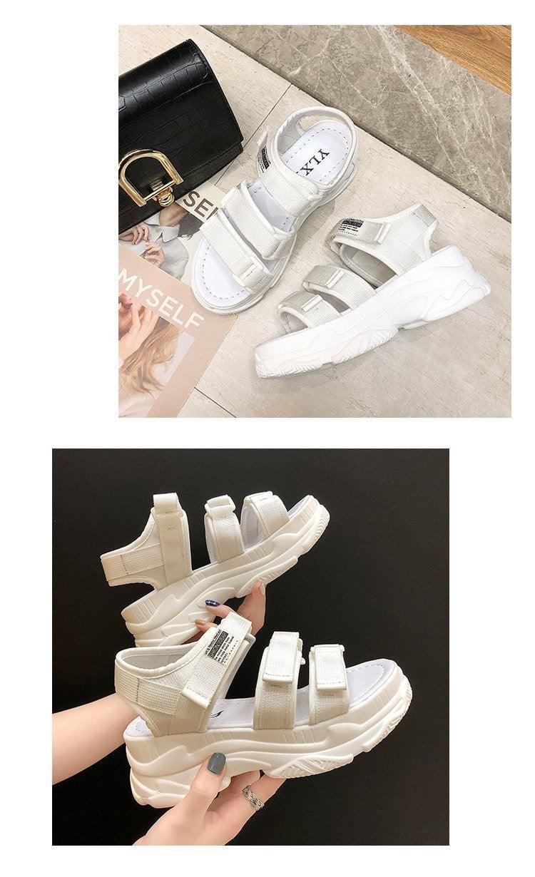 Women's Platform Beach Sandals Chunky Sporty Casual Summer Shoes