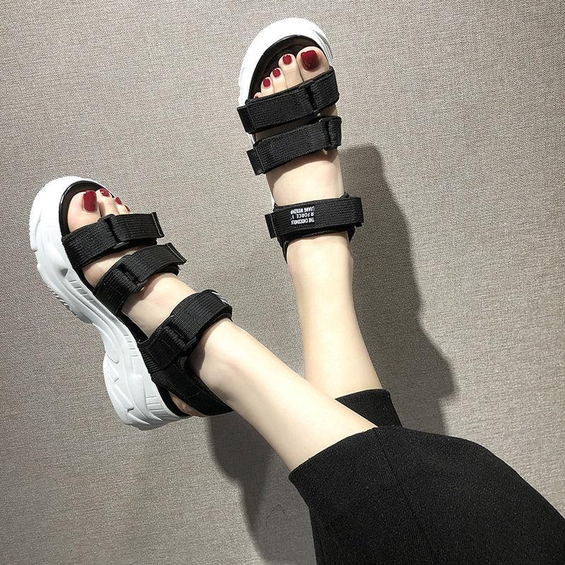 Women's Platform Beach Sandals Chunky Sporty Casual Summer Shoes