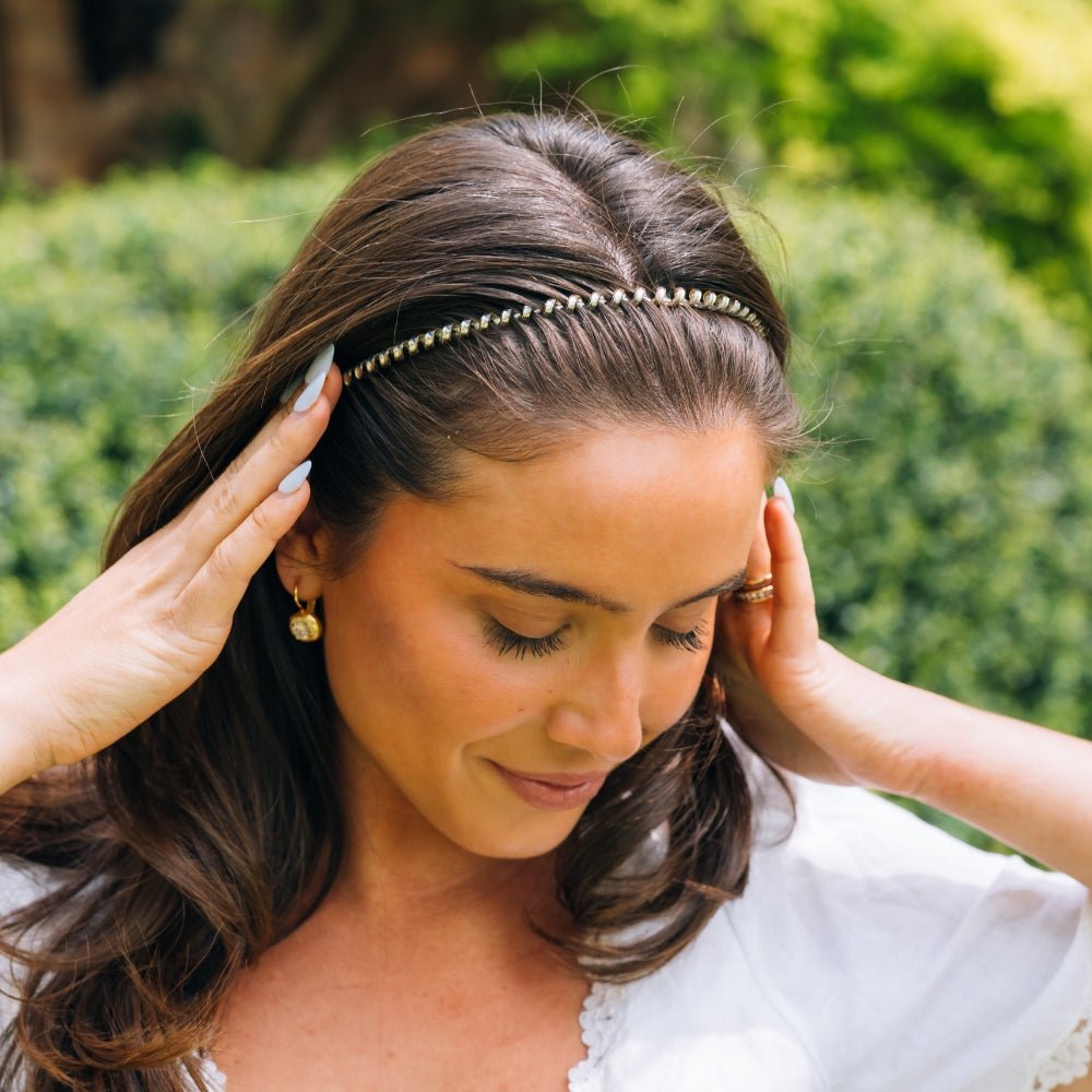 Platinum No-Slip Flexible Spiral Headband for Women