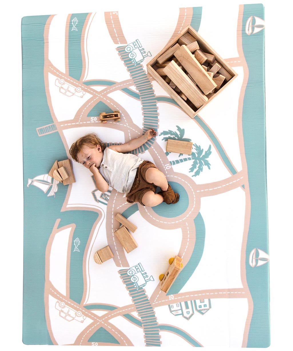 The August Rose Sand Shwally Playmat