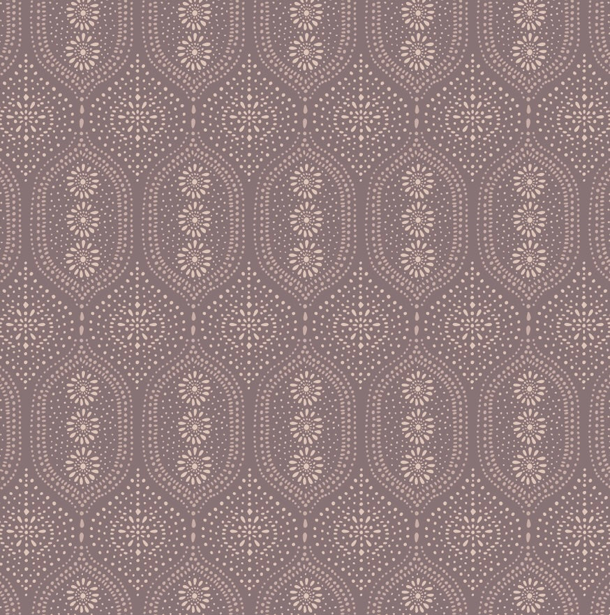 Holloway Geometric Wallpaper - Bohemian Off-White, Beige, and Taupe