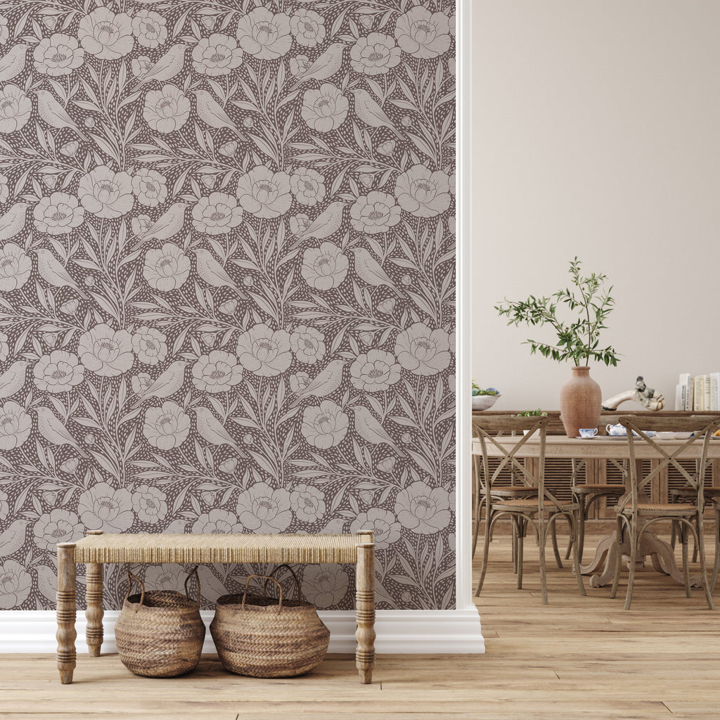 Charlene Wallpaper by Claire's Creative Forest