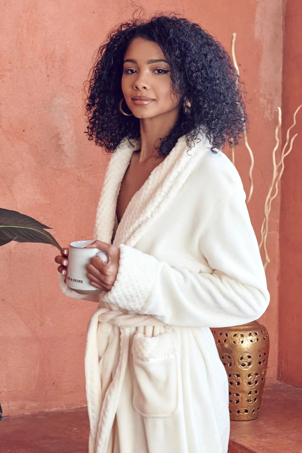 Women's Ultra Soft Plush Bathrobe - Cozy Loungewear Spa Robe - Image 27