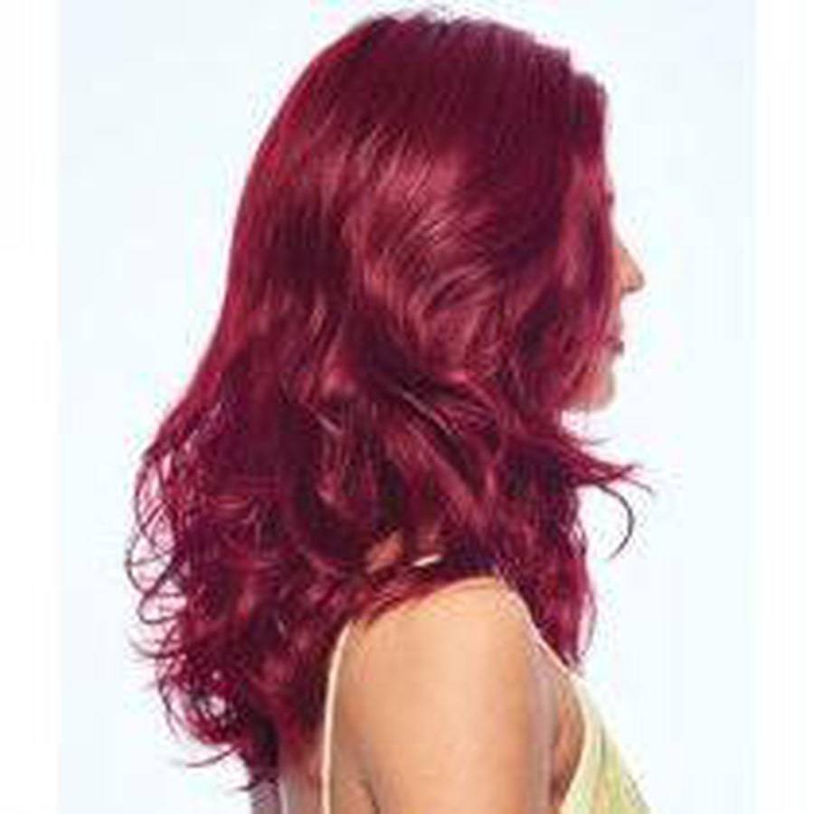 Poise & Berry Fantasy Wig - Glamorous Burgundy Synthetic Hair