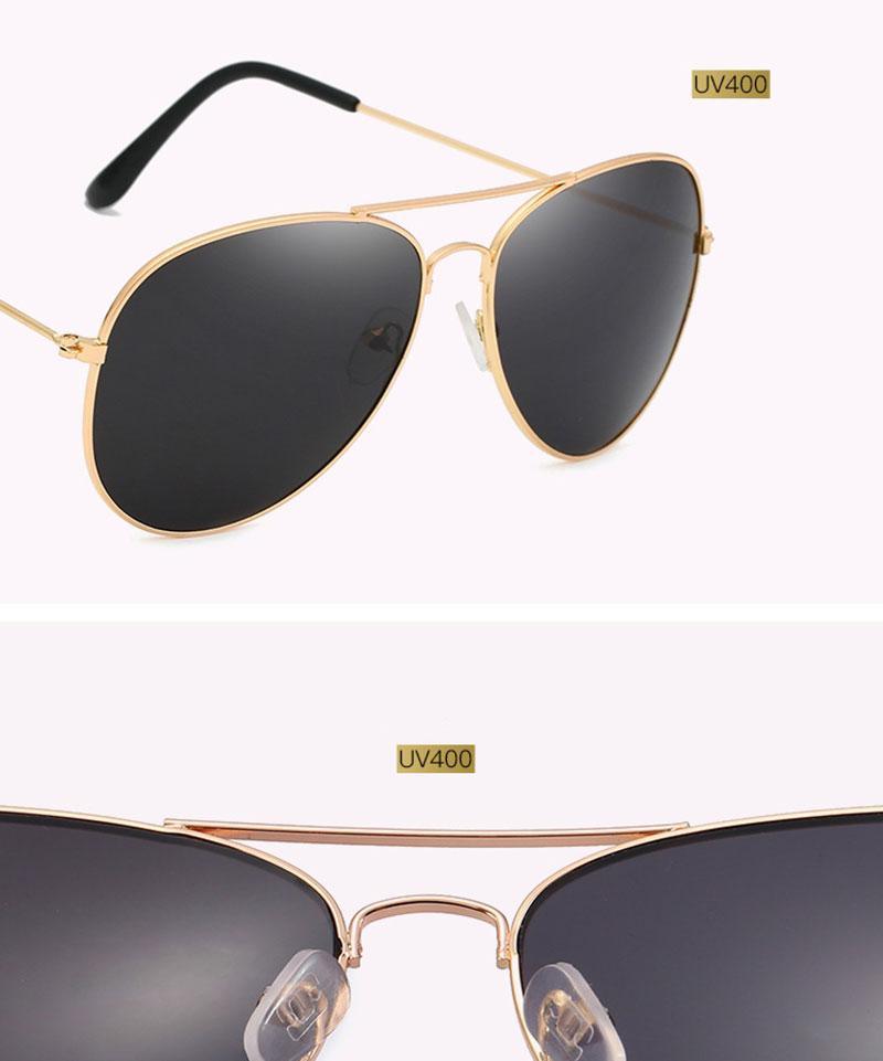 Polarized Mirror Sunglasses with Elastic Metal Temples
