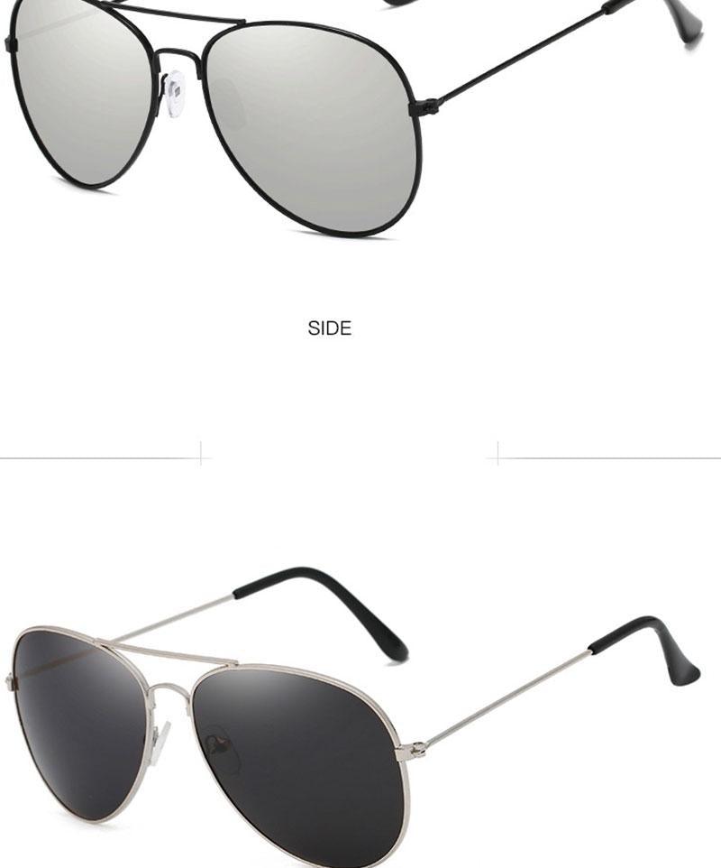 Polarized Mirror Sunglasses with Elastic Metal Temples
