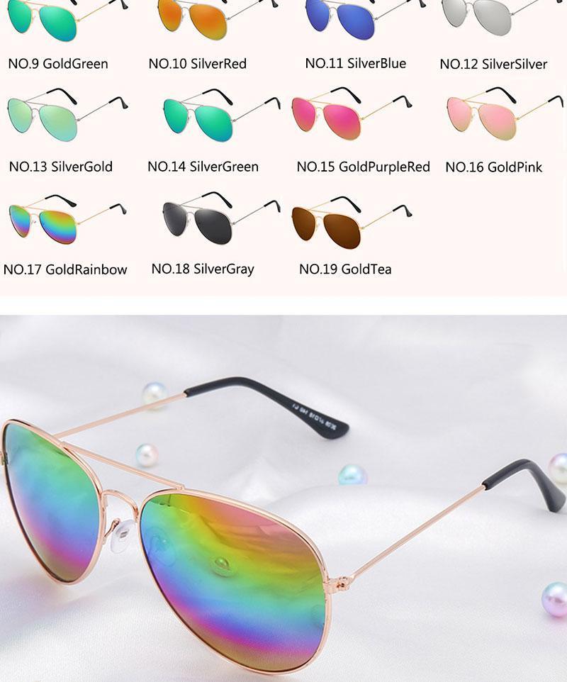 Polarized Mirror Sunglasses with Elastic Metal Temples