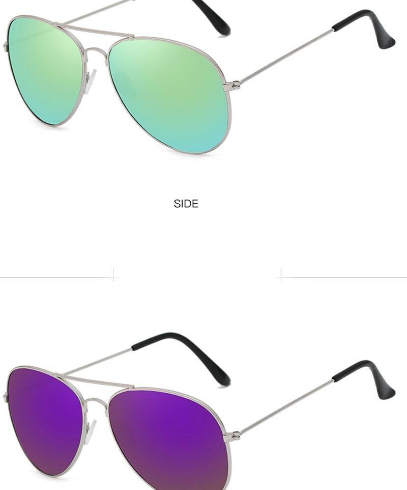 Polarized Mirror Sunglasses with Elastic Metal Temples