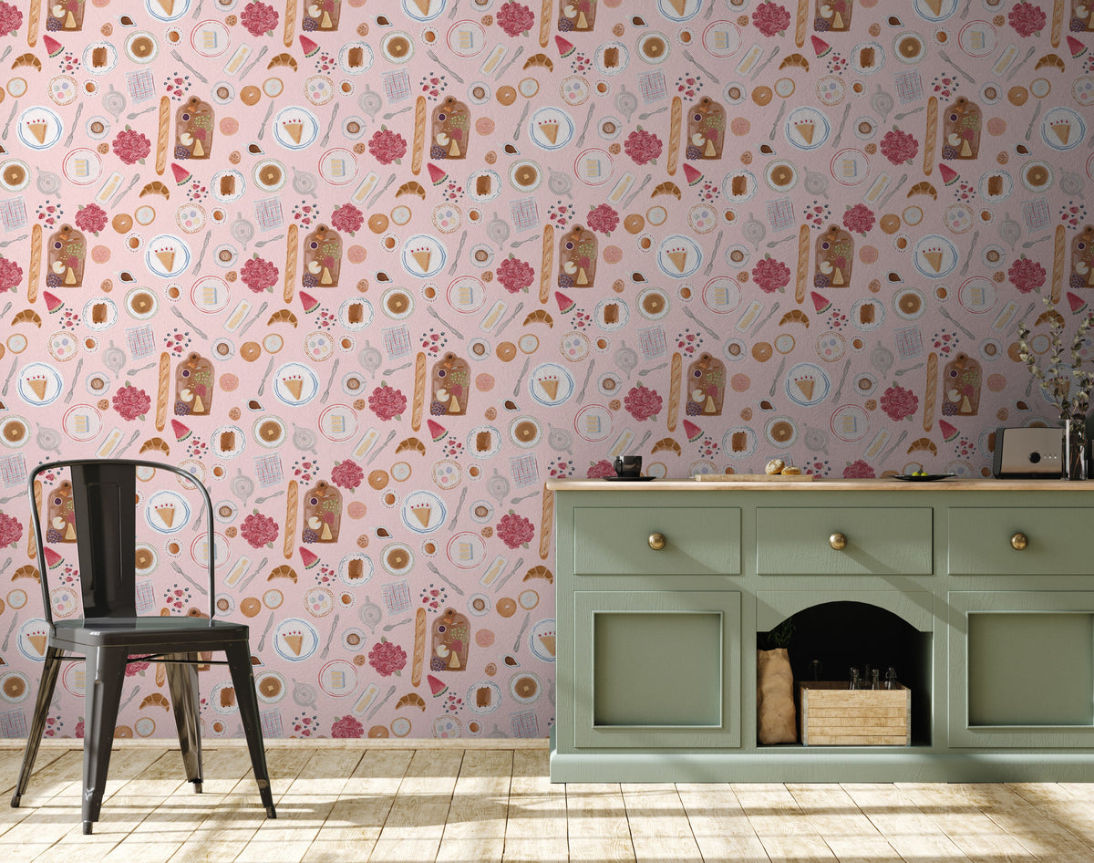 Pollyanne Wallpaper by Peggy Faucheux