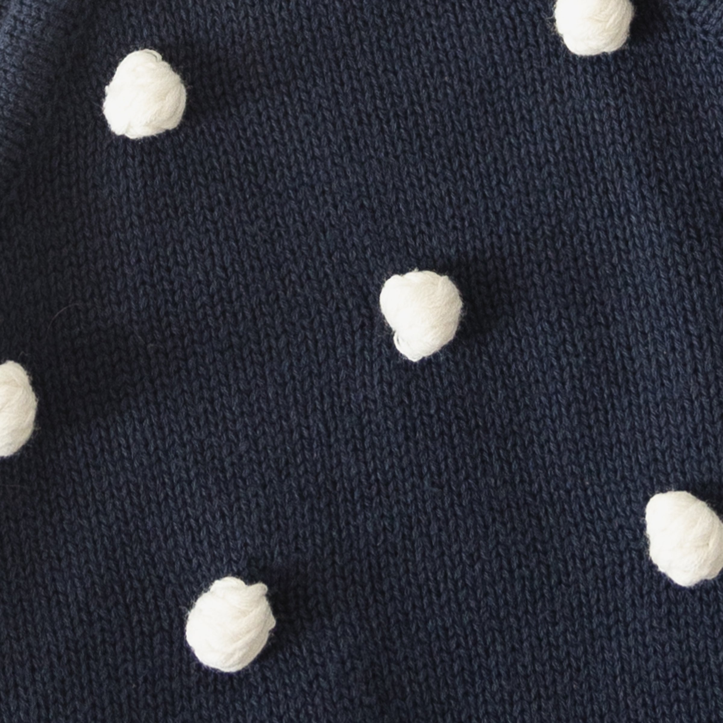 Emery Knit Dress with Tie Straps in Navy Blue