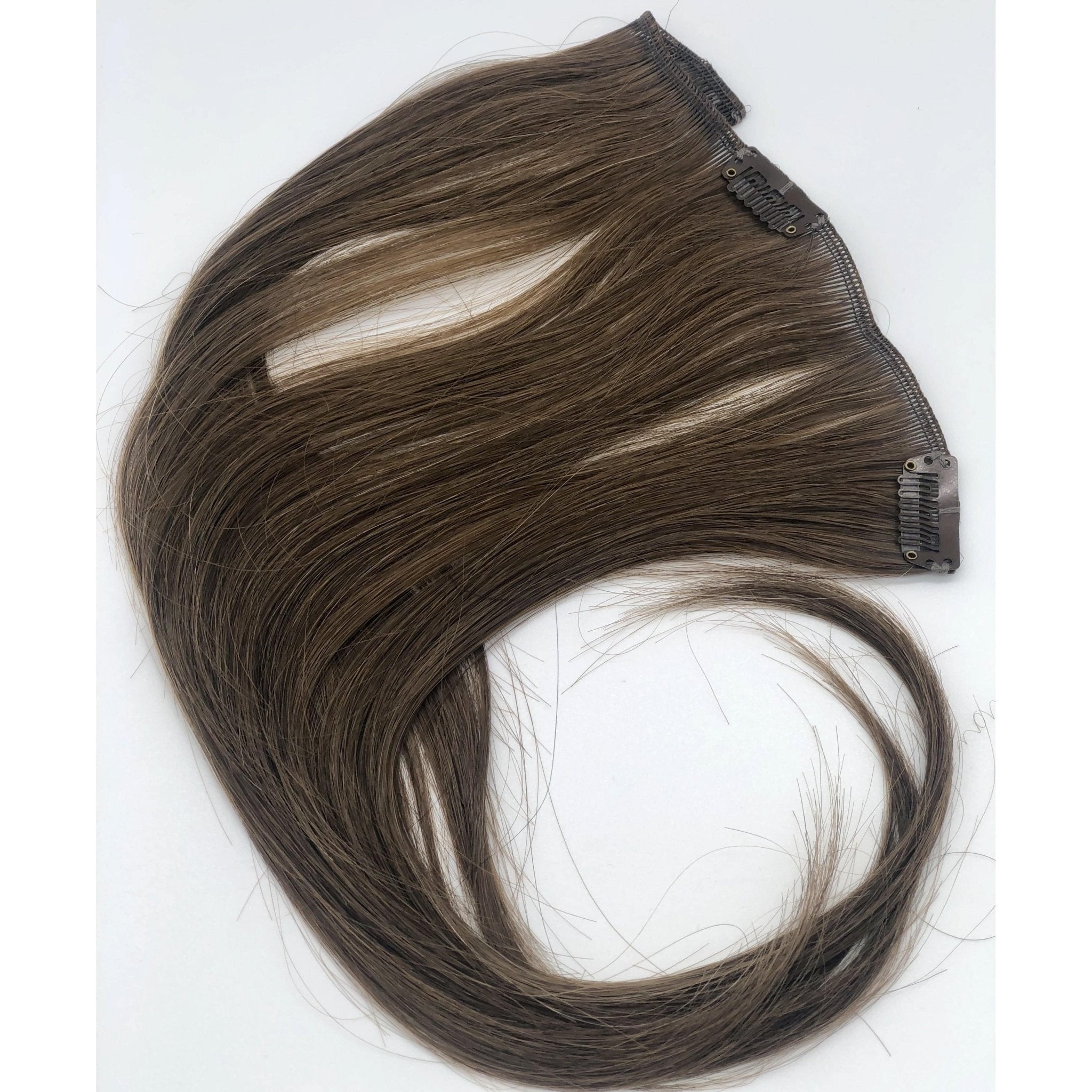 16-Inch Clip-In Synthetic Hair Extensions for Instant Highlights